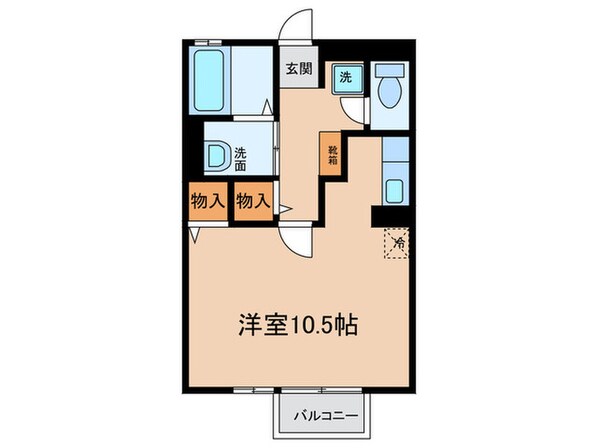 アイリス蟹江の物件間取画像